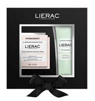 Lierac Hydragenist Zestaw (Krem rozświetlający 50 ml + Maska peelingująca 75 ml)