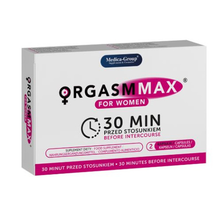 Orgasm Max for Women,2 Kapsułki na zwiększenie libido o kobiet