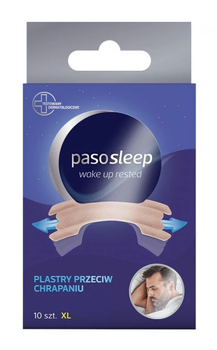 PasoSleep Wake up Rested Plastry przeciw chrapaniu XL 10 sztuk