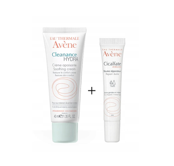 Avene Cleanance Hydra Zestaw Krem łagodzący 40ml + Balsam do ust 10ml