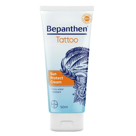 Bepanthen Tattoo, Krem przeciwsłoneczny, 50ml