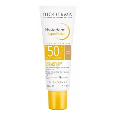 Bioderma Aquafluide fluid do skóry normalnej, odcień golden 40ml