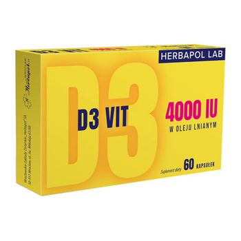 D3 VIT 4000 IU, 60 kapsułek