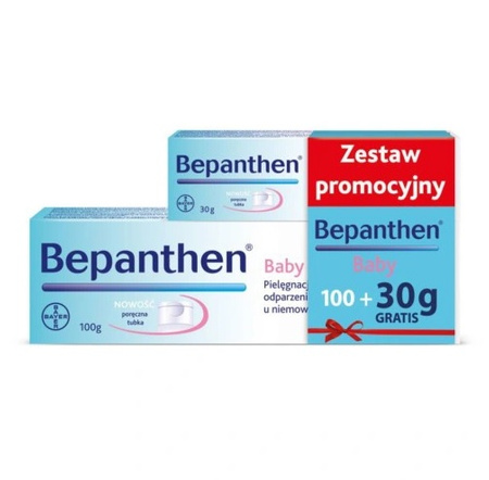 Bepanthen Baby Maść Ochronna 100g + 30g Gratis – Ochrona przed odparzeniami i pielęgnacja skóry wrażliwej