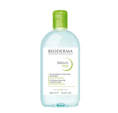 BIODERMA SEBIUM H20 Woda Micelarna 500ml, Data ważności 2025.01.31