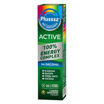 Plusssz Active 100% Energy Complex 20 tabletek musujących