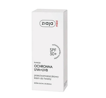 ZIAJA MED SPF 50+ Przeciwzmarszczkowy krem 50ml