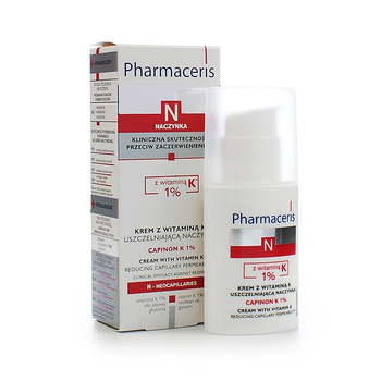 PHARMACERIS-N CAPINON K1% Krem z wit.K 30ml