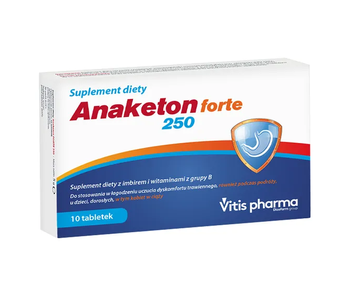 Anaketon Forte 250, 10 tabletek