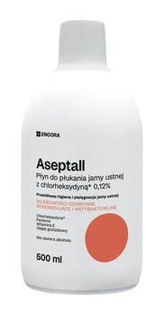 Aseptall Płyn do płukania jamy ustnej 500ml