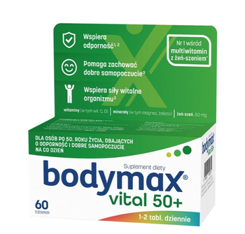 BODYMAX Vital 50+, 60 tabletek