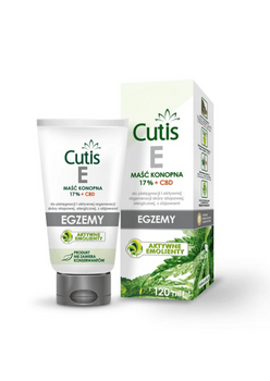 CUTIS E - EGZEMA krem konopny 17% + CBD 120 ml 