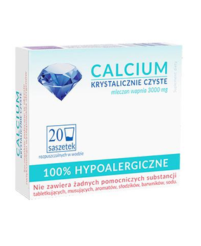 Calcium Krystalicznie Czyste 20 saszetek