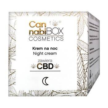 Cannabibox Cosmetics Krem na noc 50ml, Data ważności 31.07.2024