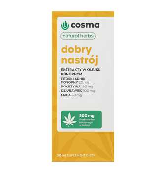 Cosma Cannabis Dobry Nastrój krople 30ml