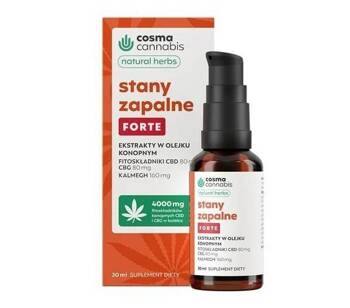 Cosma Cannabis Stany Zapalne FORTE krople 30 ml