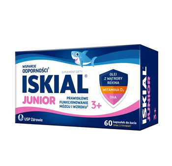 Iskial Junior 60 kapsułek do żucia