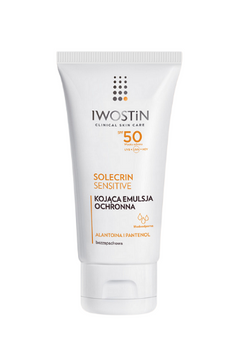 Iwostin SOLECRIN SPF 50+ Sensitive Kojąca Emulsja Ochronna 100ml