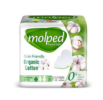 Molped Pure&Soft Podpaski Eko Normal 8 sztuk