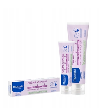 Mustela Bebe Enfant Zestaw (krem do przewijania 1-2-3 100ml+50 ml)