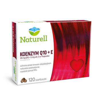 NATURELL Koenzym Q10 + E 120 kapsułek