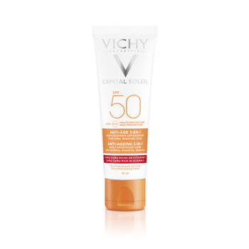 VICHY Capital Soleil Krem przeciwstarzeniowy 3 w 1, SPF50+, 50ml