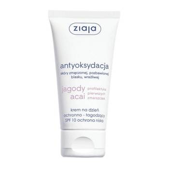 ZIAJA JAGODY ACAI Krem na dzień ochronno-łagodzący SPF 10 50ml