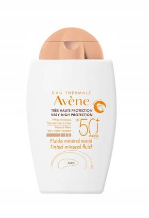  AVENE SUN SPF 50+ Fluid mineralny koloryzujący 40ml