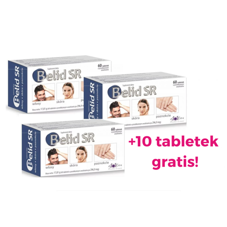  Belid SR - 3 x 60 tabletek + 10 tabletek gratis