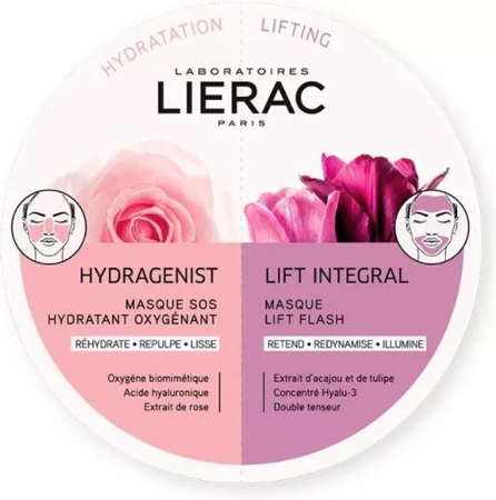  LIERAC Duo Maska Hydragenist + Lift Integral 2 x 6ml