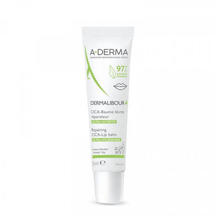 ADerma Dermalibour+ CICA-Regenerujący balsam do ust 15ml