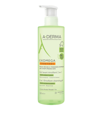 ADerma Exomega Control Żel myjący 2w1 od urodzenia 500ml