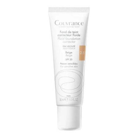 AVENE COUVRANCE Fluid korygujący Beżowy 2.5 Spf 20 30ml