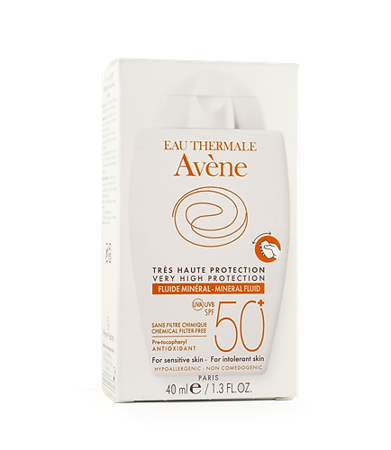 AVENE SUN SPF 50+ Fluid mineralny 40ml