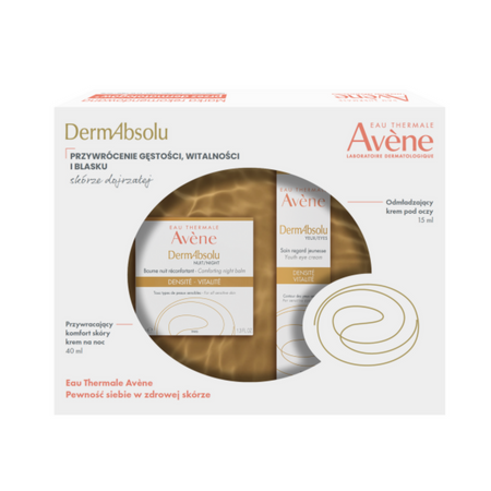 AVENE ZESTAW Dermabsolu Krem na noc 40ml + Krem pod oczy 15ml