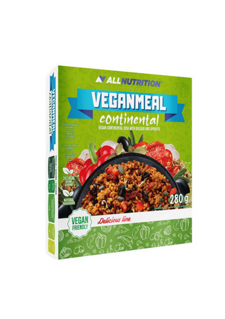 Allnutrition VeganMeal Continental, Danie kontynentalne z kaszą bulgur i kiełkami 280g