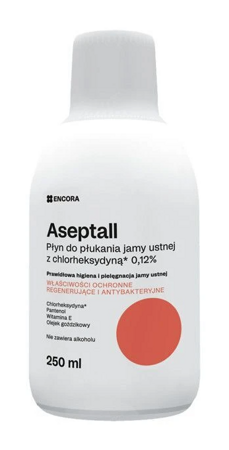 Aseptall Płyn do płukania jamy ustnej 250ml