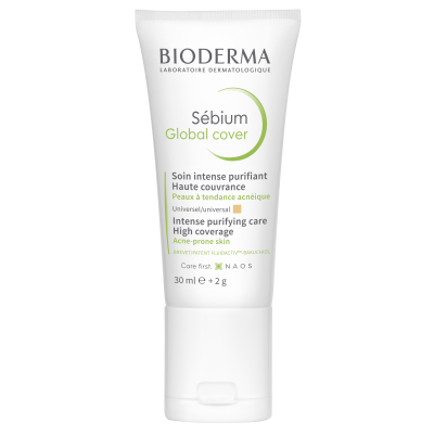 Bioderma Sebium Global Cover koloryzujący krem przeciwtrądzikowy 30 ml