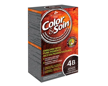 COLOR & SOIN Farba do włosów 4B 135 ml