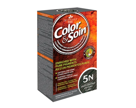 COLOR & SOIN Farba do włosów 5N 135 ml