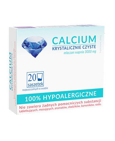 Calcium Krystalicznie Czyste 20 saszetek