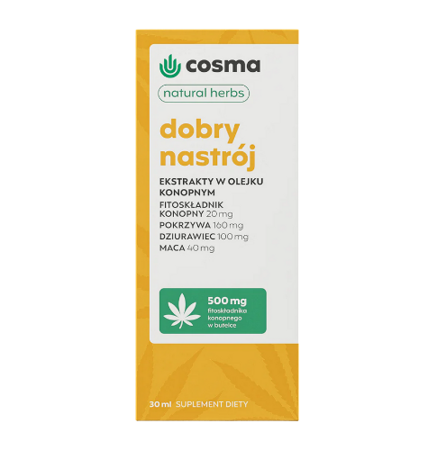 Cosma Cannabis Dobry Nastrój krople 30ml