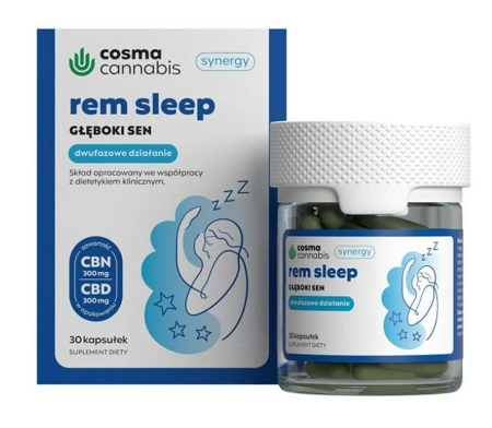 Cosma Cannabis Rem Sleep głęboki sen 30 kapsułek 