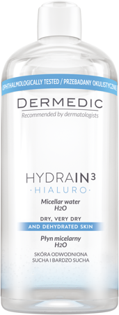 DERMEDIC HYDRAIN 3 HIALURO Płyn micelarny 500ml