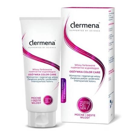 DERMENA COLOR CARE Odżywka do włosów farbowanych 200ml, Data ważności 31.07.2024