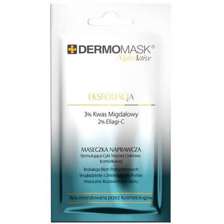 Dermomask Night Avtive Eksfoliacja maseczka naprawcza 12ml