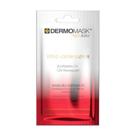 Dermomask NightActive Vita C + Odmładzanie maseczka 12ml