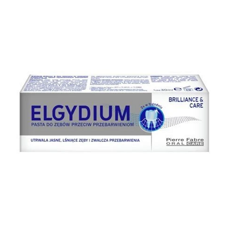 ELGYDIUM Brilliance&Care pasta do zębów przeciw przebarwieniom 30ml