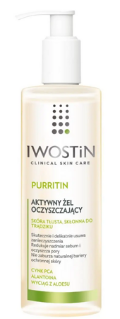 IWOSTIN PURRITIN Aktywny Żel oczyszczający 300ml