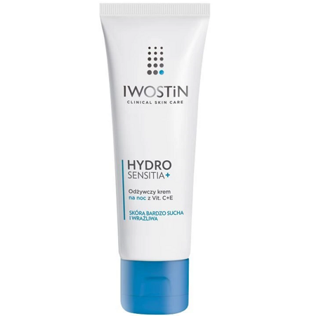 Iwostin Hydro Sensitia+ Odżywczy krem na noc 50 ml